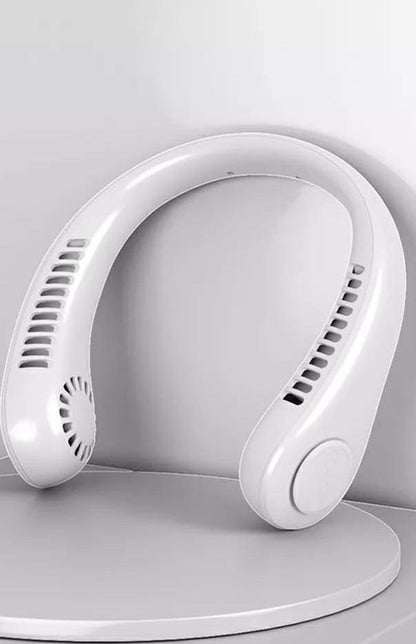 Portable Hanging Neck Fan | Mini Neck Fan | 3-Speed Hands-Free Personal Fan | Rechargeable Wearable Fan
