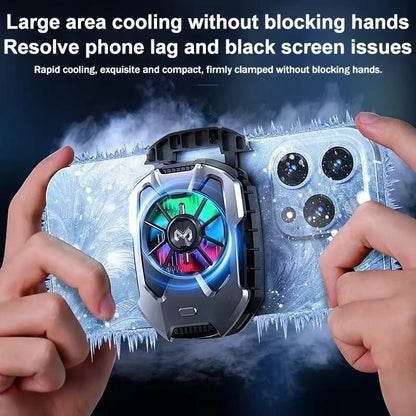 DL05 Mobile Phone Radiator Digital Display Portable Back Clip Phone Cooling Fan Cooler for Smartphone