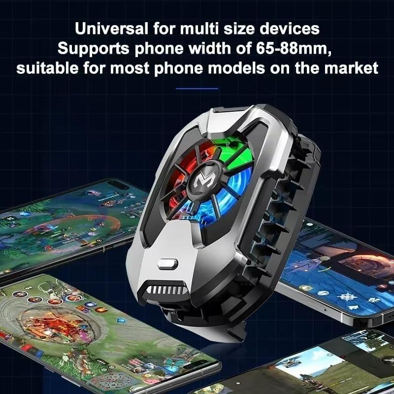 DL05 Mobile Phone Radiator Digital Display Portable Back Clip Phone Cooling Fan Cooler for Smartphone