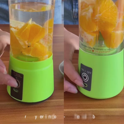Gadget Wala USB Rechargeable Portable Juicer Blender Bottle for Smoothies, Shakes, Fresh Juice & Baby Food – Mini Travel Mixer with Powerful Blades